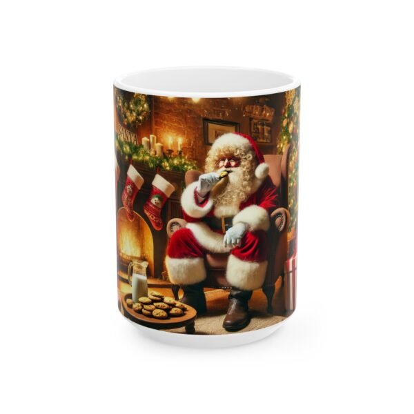 Santa's Midnight Snack Ceramic Mug, (11oz, 15oz) - Image 2